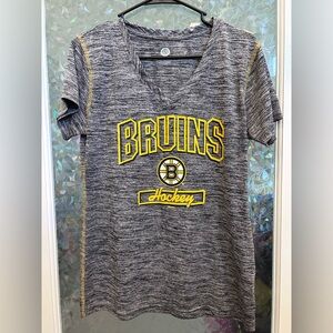 NHL Heathered Black and Gray T-Shirt B20